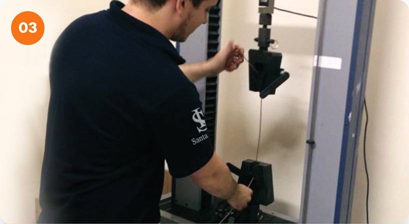 Laboratório de Qualidade | Santa Luiza Condutores Elétricos