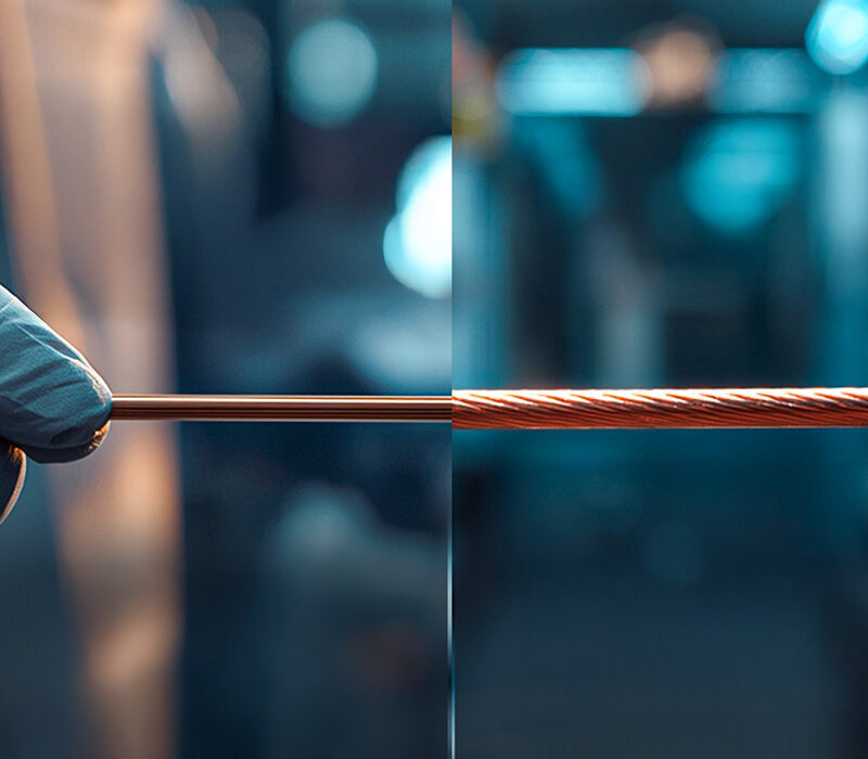 Cabo ou fio de cobre nu?